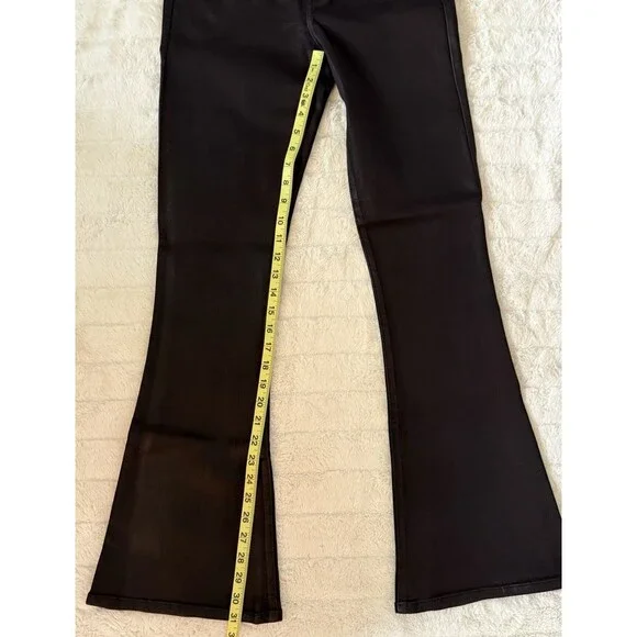 7 For All Mankind Women's Size 27 Black Ultra High Rise Skinny Boot Jeans NWT - Picture 9 of 12